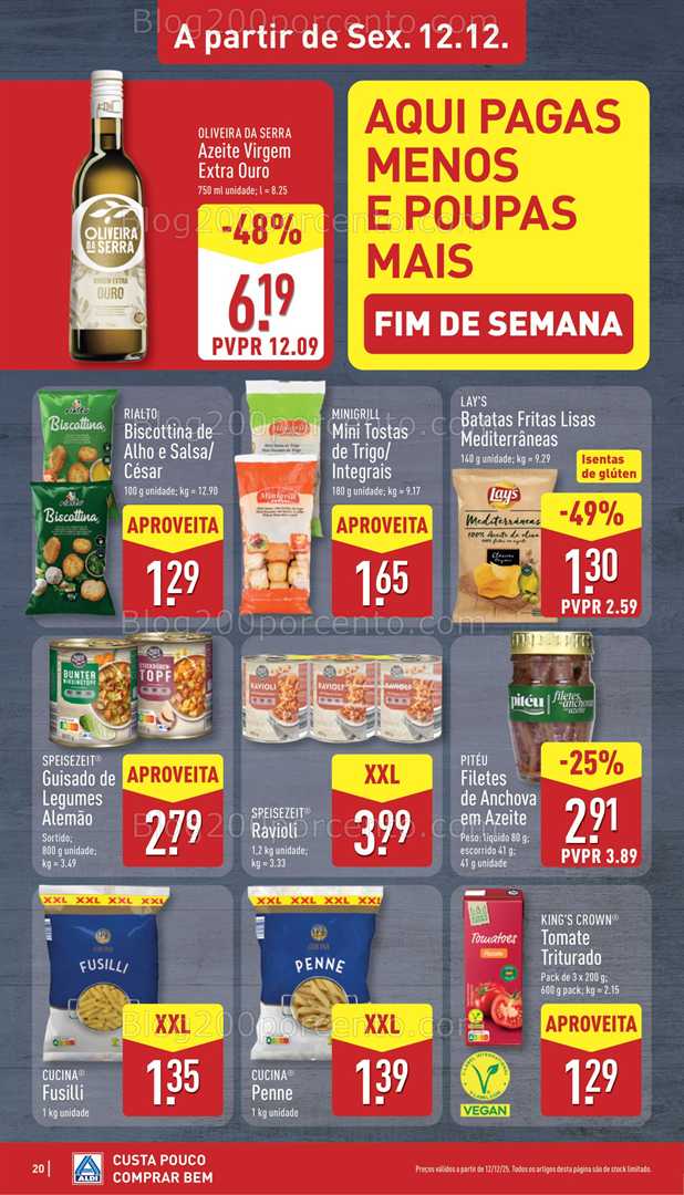 Antevisão Folheto ALDI Promoções de 8 a 14 dezembro