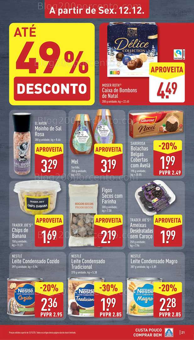 Antevisão Folheto ALDI Promoções de 8 a 14 dezembro