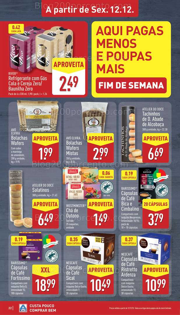 Antevisão Folheto ALDI Promoções de 8 a 14 dezembro