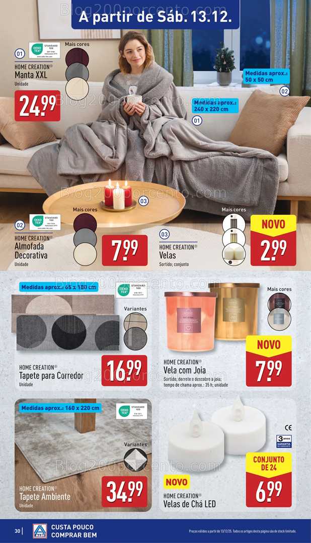 Antevisão Folheto ALDI Promoções de 8 a 14 dezembro