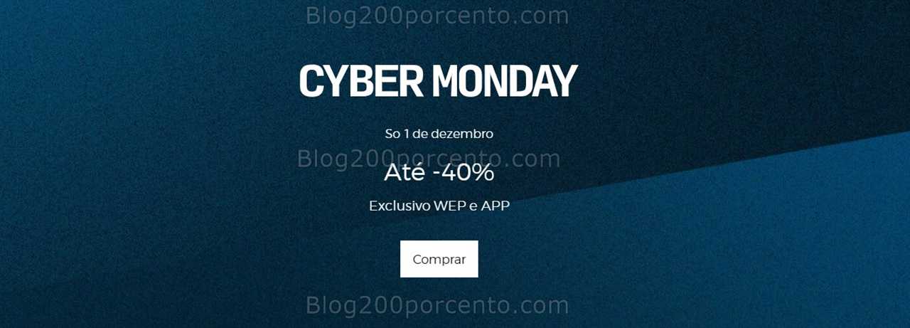 Alerta - CYBER MONDAY Só Hoje descontos extra online em centenas de lojas!
