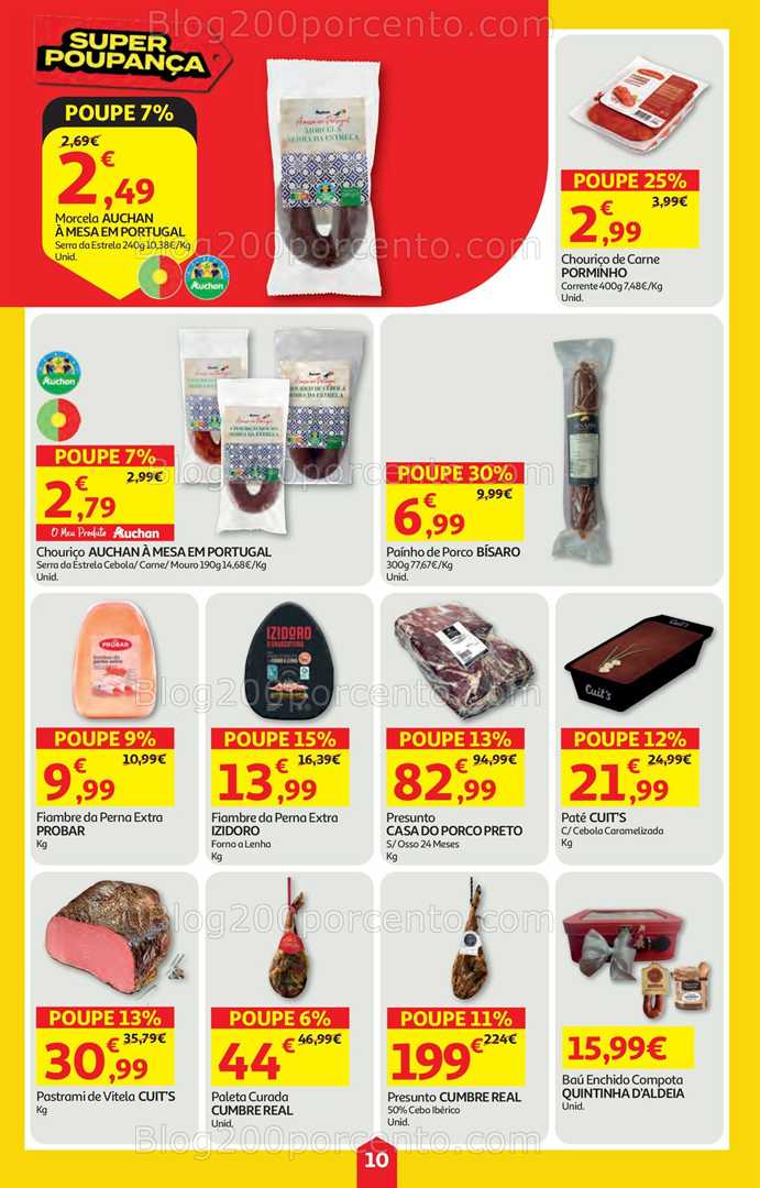Antevisão Folheto AUCHAN Super Poupança Promoções de 11 a 17 dezembro