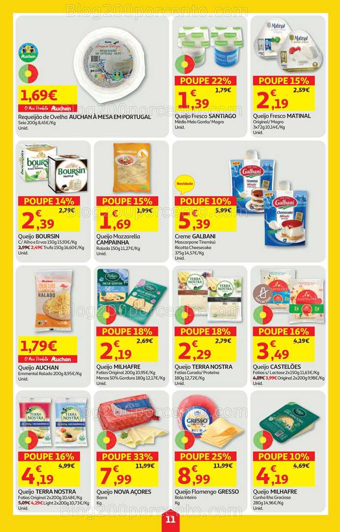 Antevisão Folheto AUCHAN Super Poupança Promoções de 11 a 17 dezembro