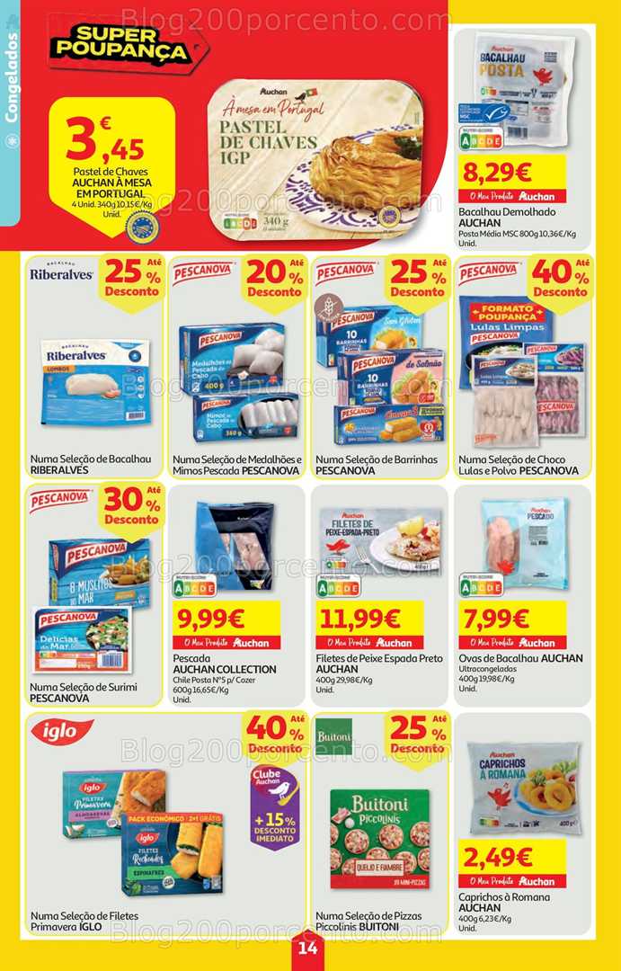Antevisão Folheto AUCHAN Super Poupança Promoções de 11 a 17 dezembro