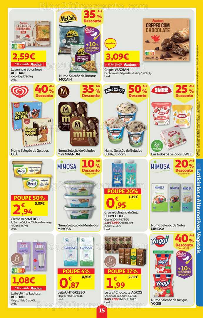 Antevisão Folheto AUCHAN Super Poupança Promoções de 11 a 17 dezembro
