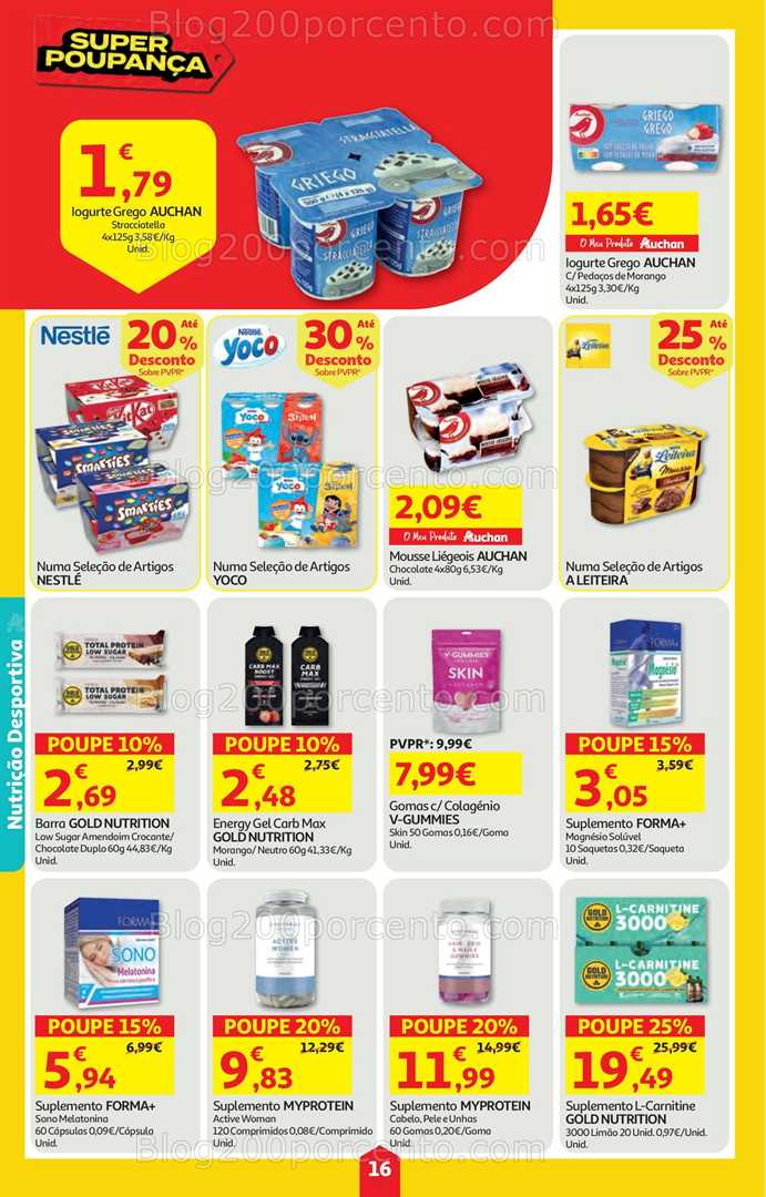 Antevisão Folheto AUCHAN Super Poupança Promoções de 11 a 17 dezembro