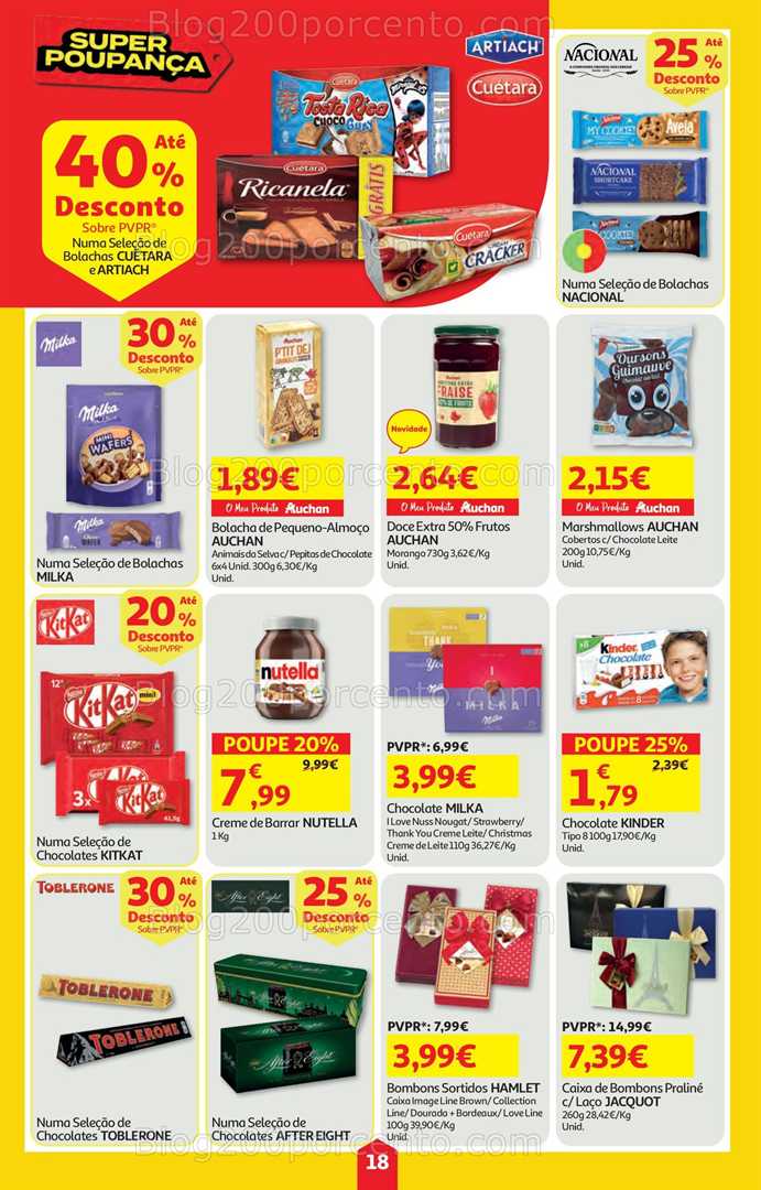 Antevisão Folheto AUCHAN Super Poupança Promoções de 11 a 17 dezembro