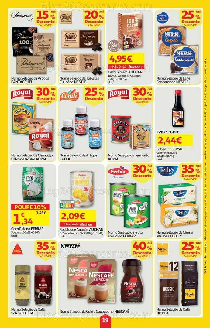 Antevisão Folheto AUCHAN Super Poupança Promoções de 11 a 17 dezembro
