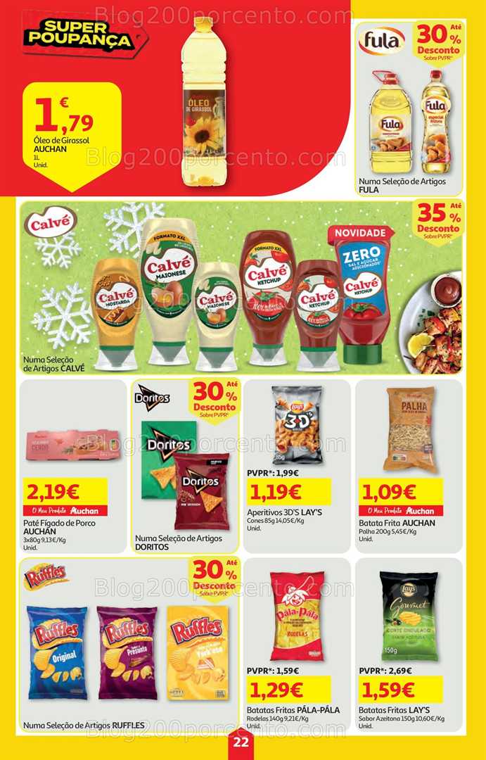 Antevisão Folheto AUCHAN Super Poupança Promoções de 11 a 17 dezembro