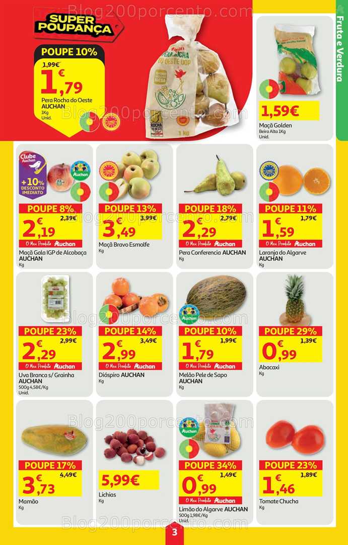 Antevisão Folheto AUCHAN Super Poupança Promoções de 11 a 17 dezembro