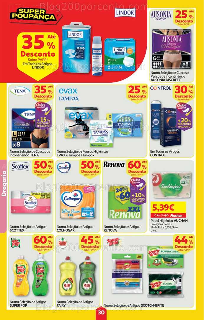 Antevisão Folheto AUCHAN Super Poupança Promoções de 11 a 17 dezembro