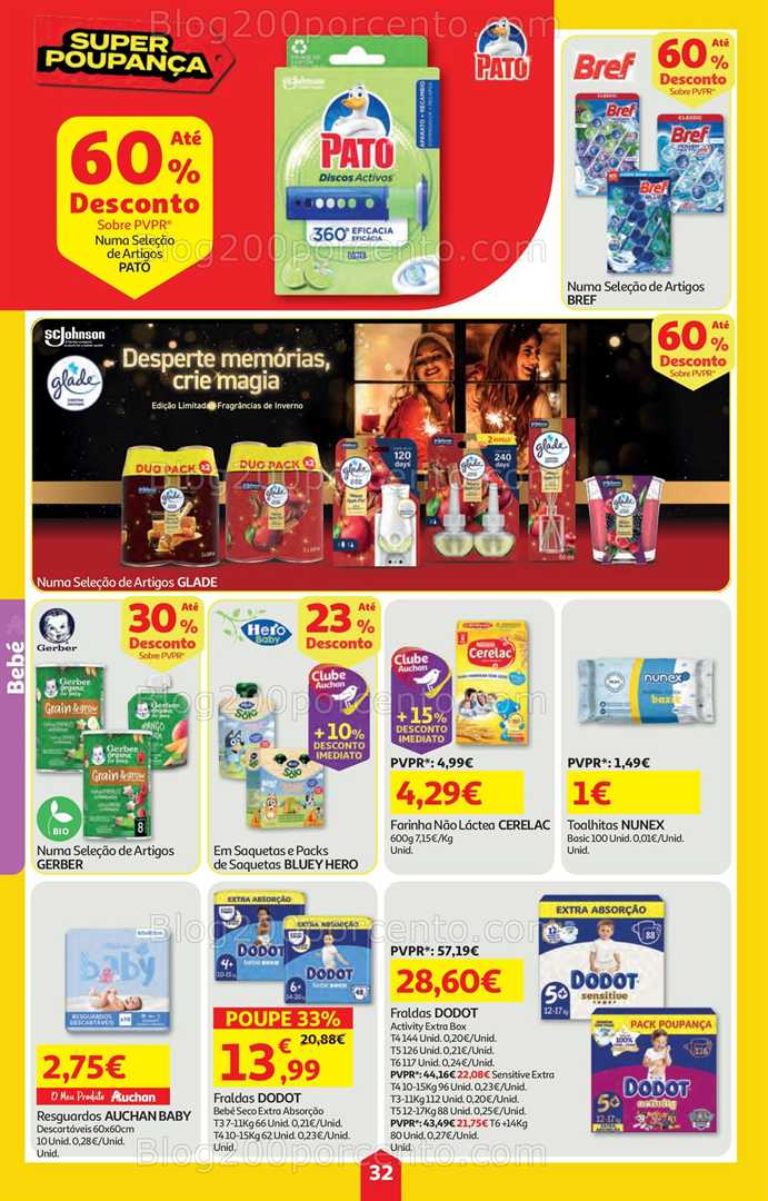 Antevisão Folheto AUCHAN Super Poupança Promoções de 11 a 17 dezembro