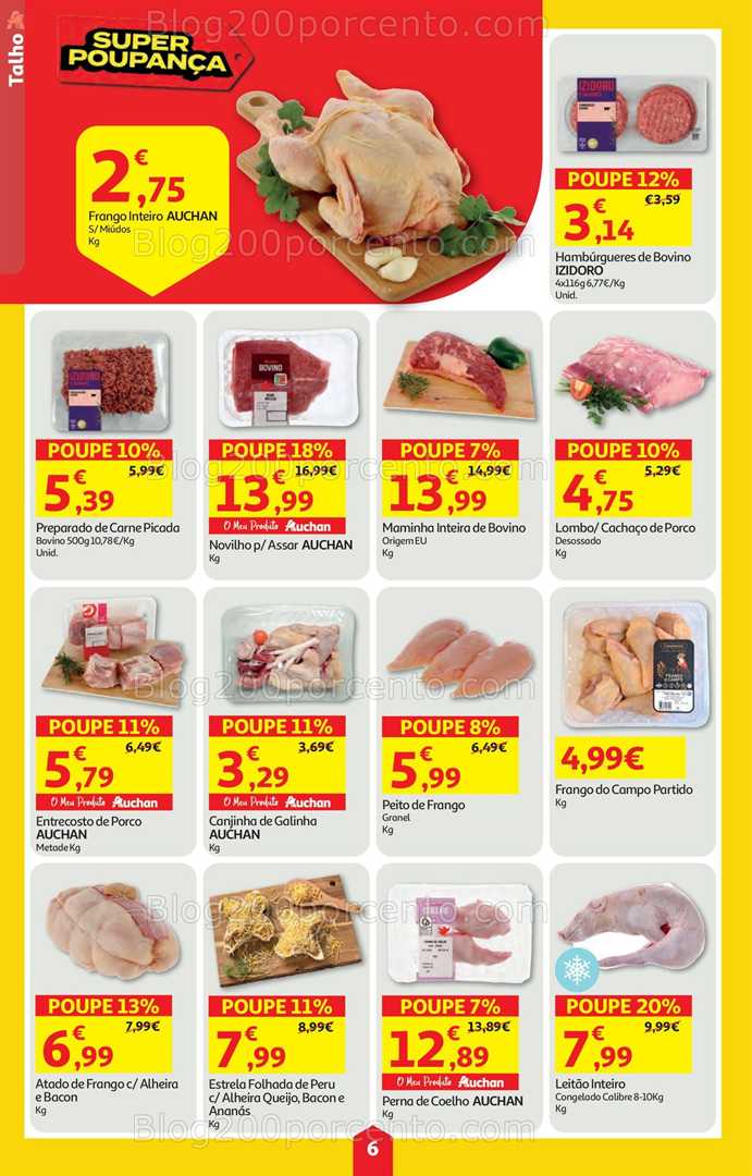 Antevisão Folheto AUCHAN Super Poupança Promoções de 11 a 17 dezembro