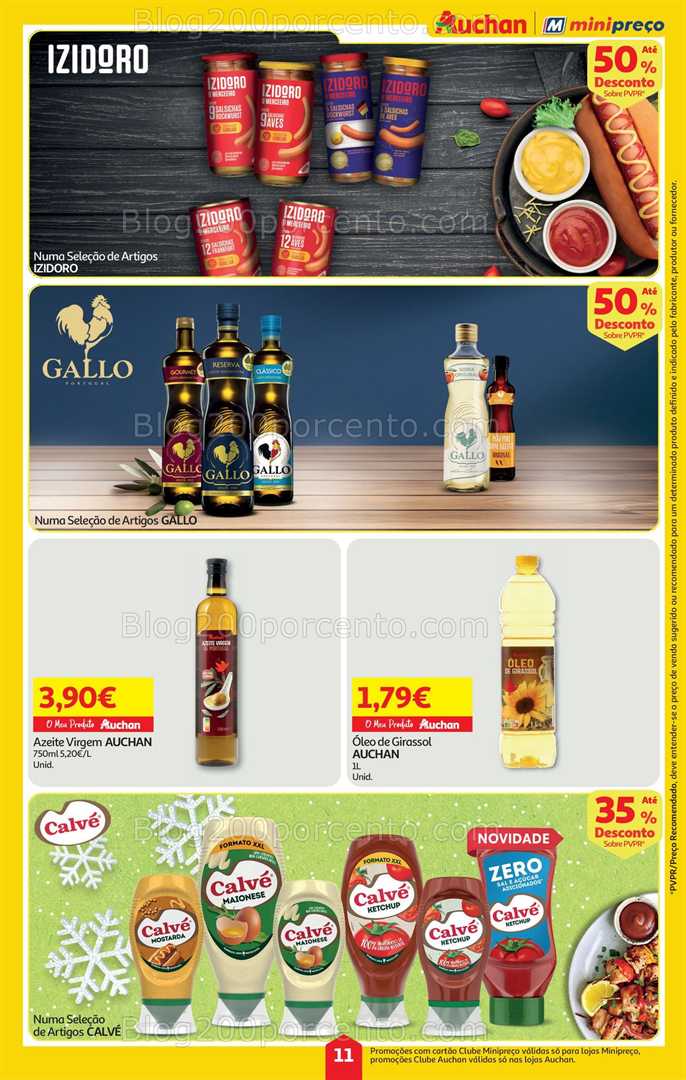Antevisão Folheto MINIPREÇO - AUCHAN Promoções de 11 a 17 dezembro