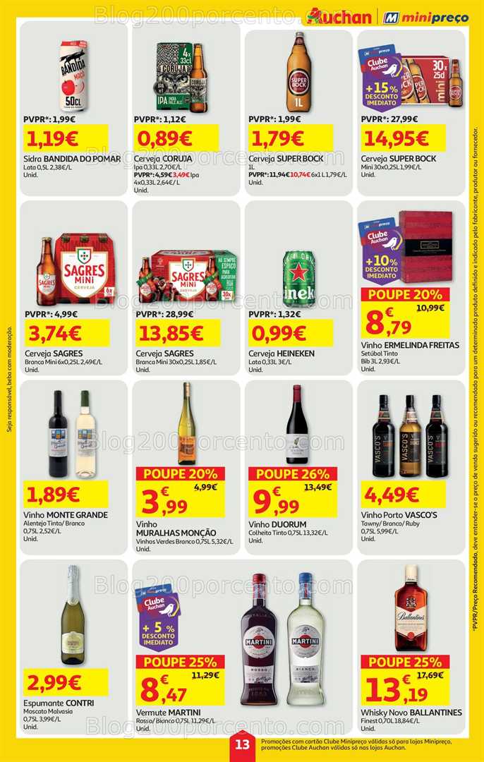 Antevisão Folheto MINIPREÇO - AUCHAN Promoções de 11 a 17 dezembro