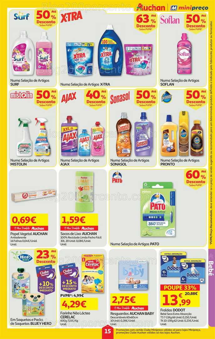 Antevisão Folheto MINIPREÇO - AUCHAN Promoções de 11 a 17 dezembro