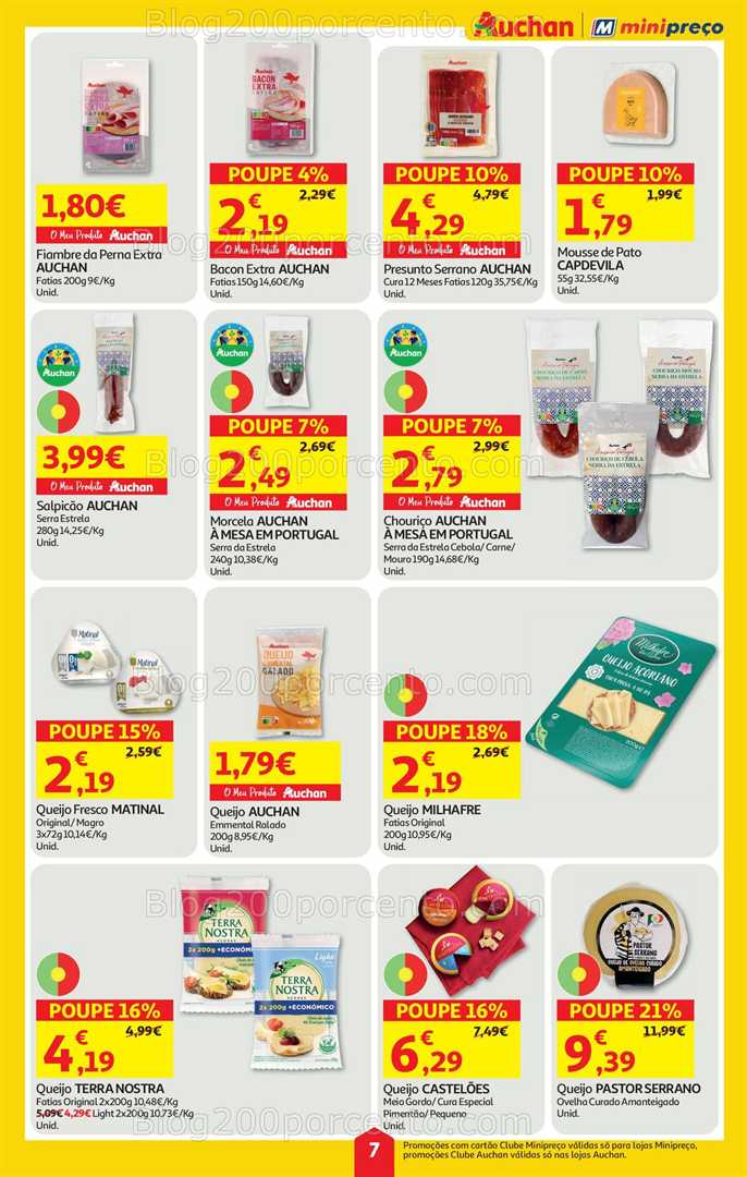 Antevisão Folheto MINIPREÇO - AUCHAN Promoções de 11 a 17 dezembro