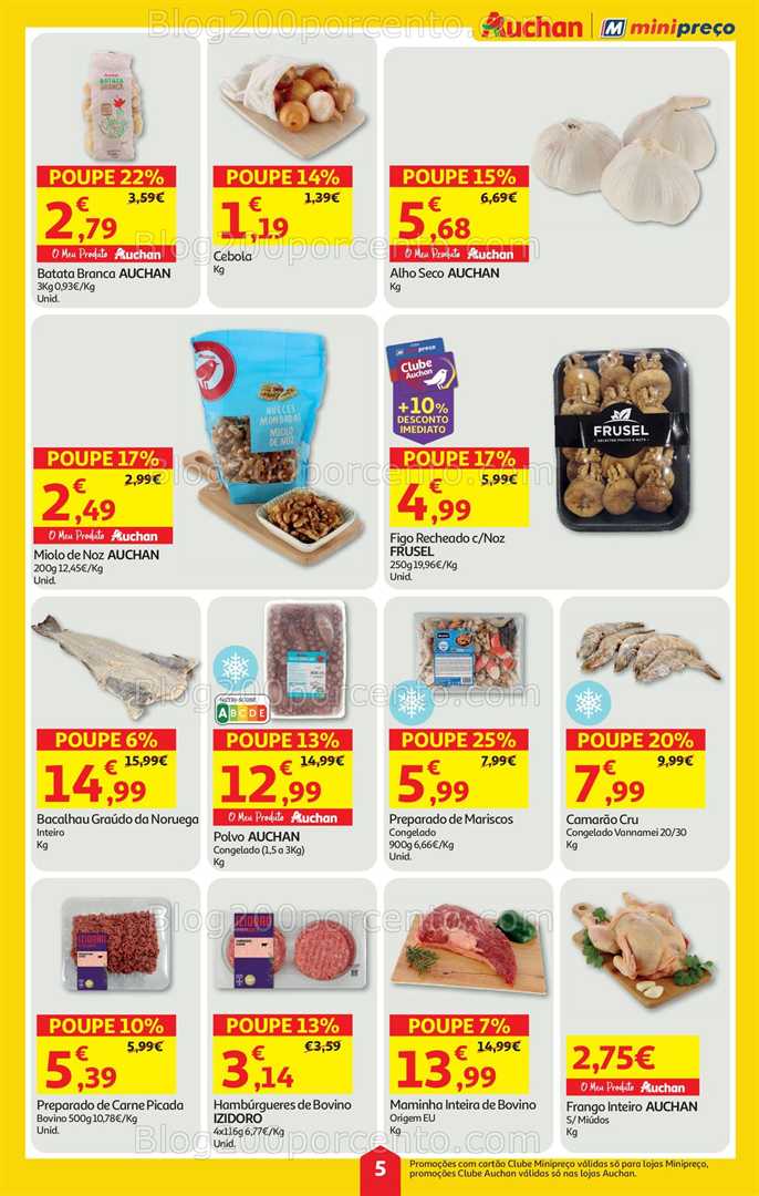 Antevisão Folheto MINIPREÇO - AUCHAN Promoções de 11 a 17 dezembro