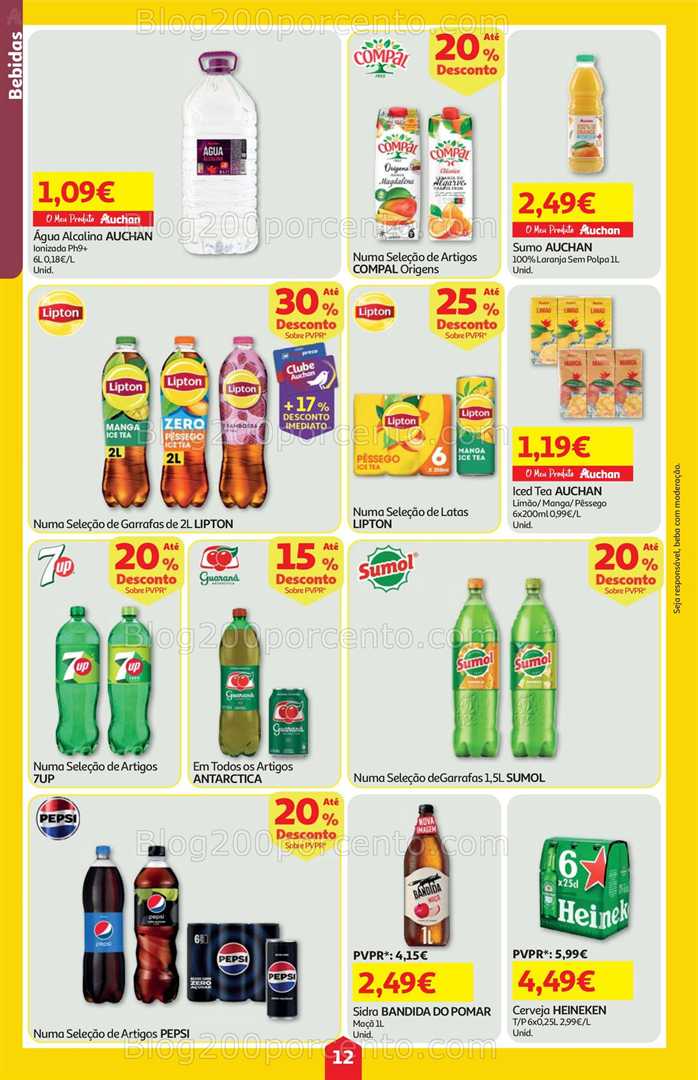 Antevisão Folheto AUCHAN - MINIPREÇO Promoções de 4 a 10 dezembro