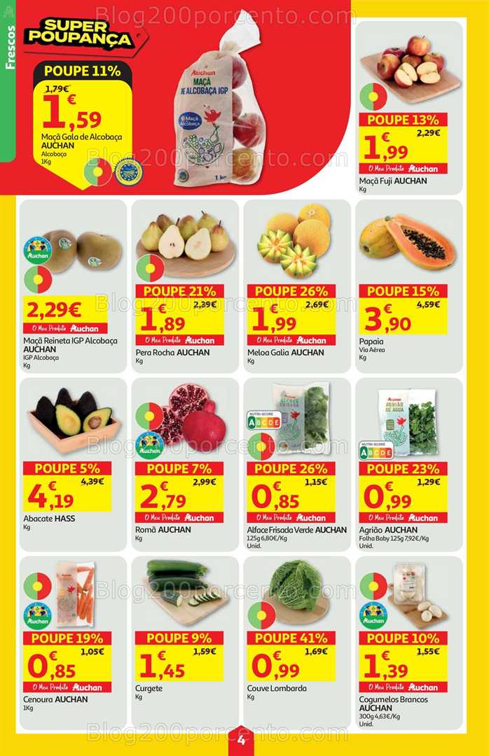 Antevisão Folheto AUCHAN - MINIPREÇO Promoções de 4 a 10 dezembro