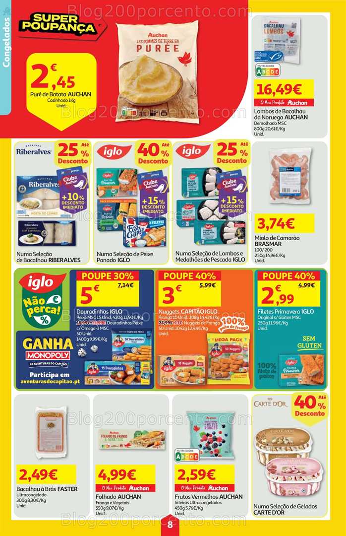 Antevisão Folheto AUCHAN - MINIPREÇO Promoções de 4 a 10 dezembro