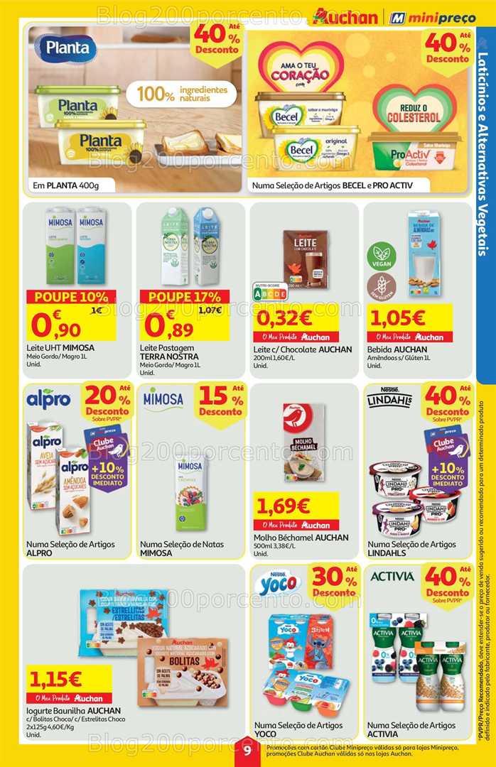 Antevisão Folheto AUCHAN - MINIPREÇO Promoções de 4 a 10 dezembro