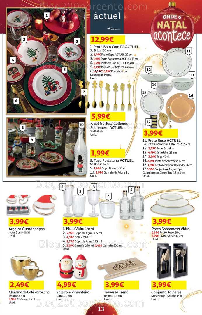 Antevisão Folheto AUCHAN Natal Promoções de 5 a 24 dezembro