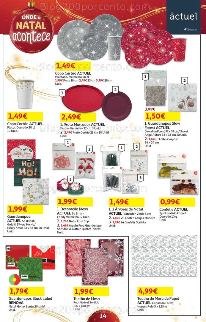 Antevisão Folheto AUCHAN Natal Promoções de 5 a 24 dezembro