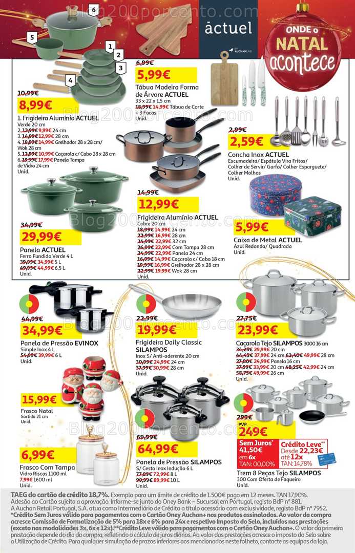 Antevisão Folheto AUCHAN Natal Promoções de 5 a 24 dezembro