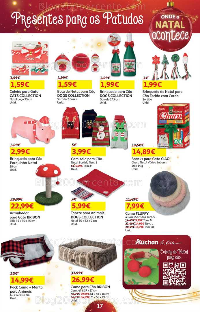 Antevisão Folheto AUCHAN Natal Promoções de 5 a 24 dezembro