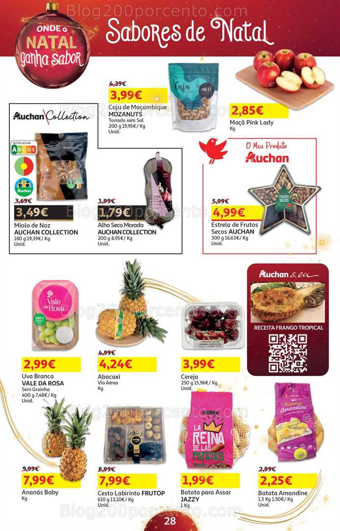 Antevisão Folheto AUCHAN Natal Promoções de 5 a 24 dezembro