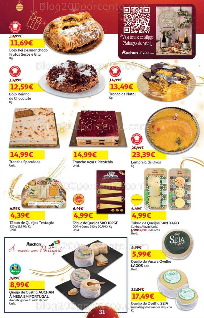 Antevisão Folheto AUCHAN Natal Promoções de 5 a 24 dezembro