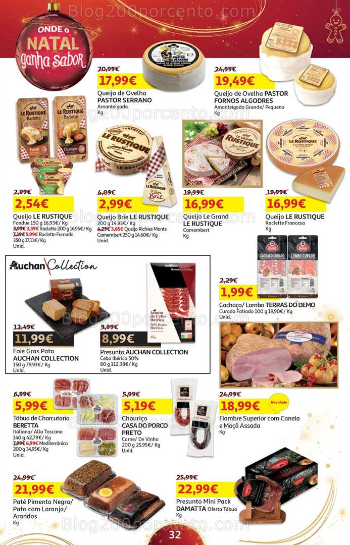 Antevisão Folheto AUCHAN Natal Promoções de 5 a 24 dezembro