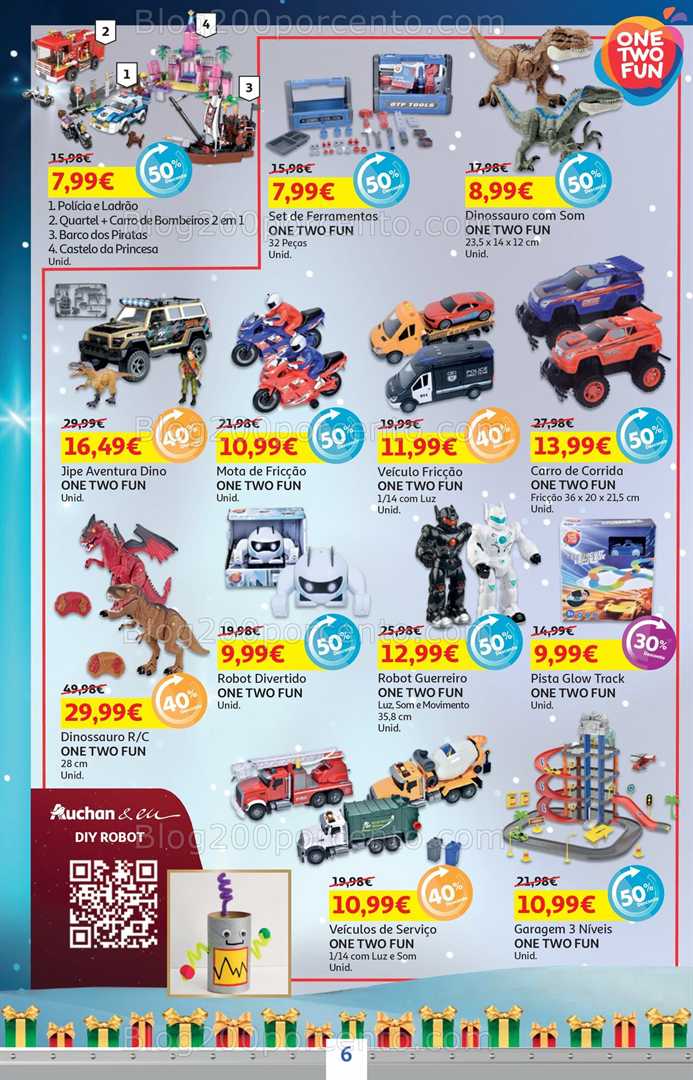 Antevisão Folheto AUCHAN Natal Promoções de 5 a 24 dezembro