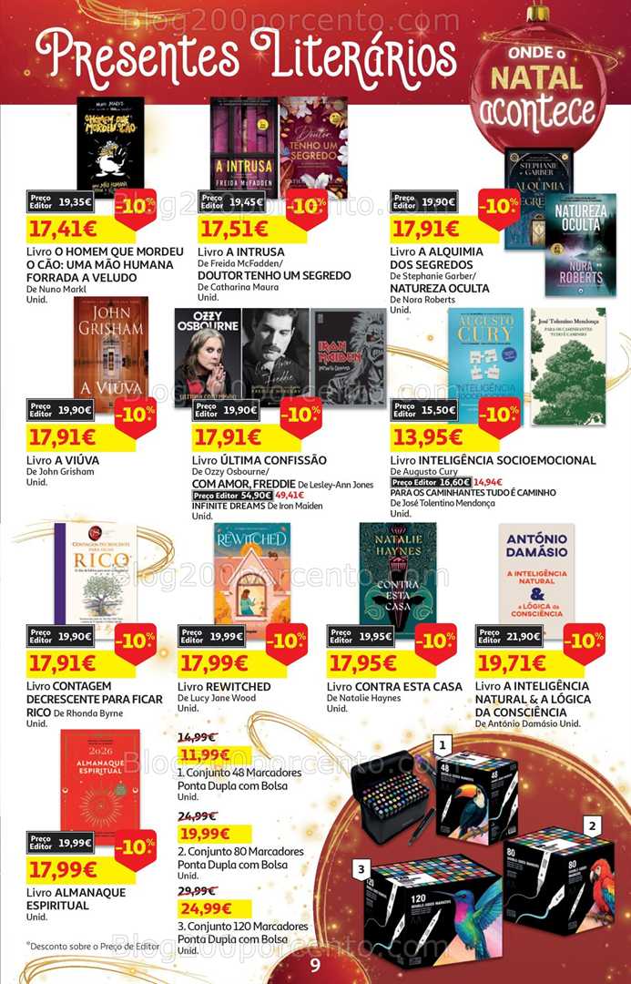 Antevisão Folheto AUCHAN Natal Promoções de 5 a 24 dezembro