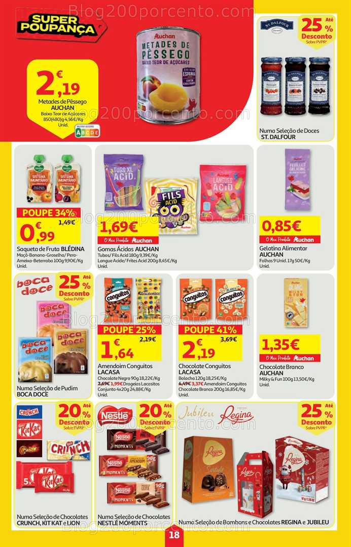 Antevisão Folheto AUCHAN Super Promoções Promoções de 4 a 10 dezembro