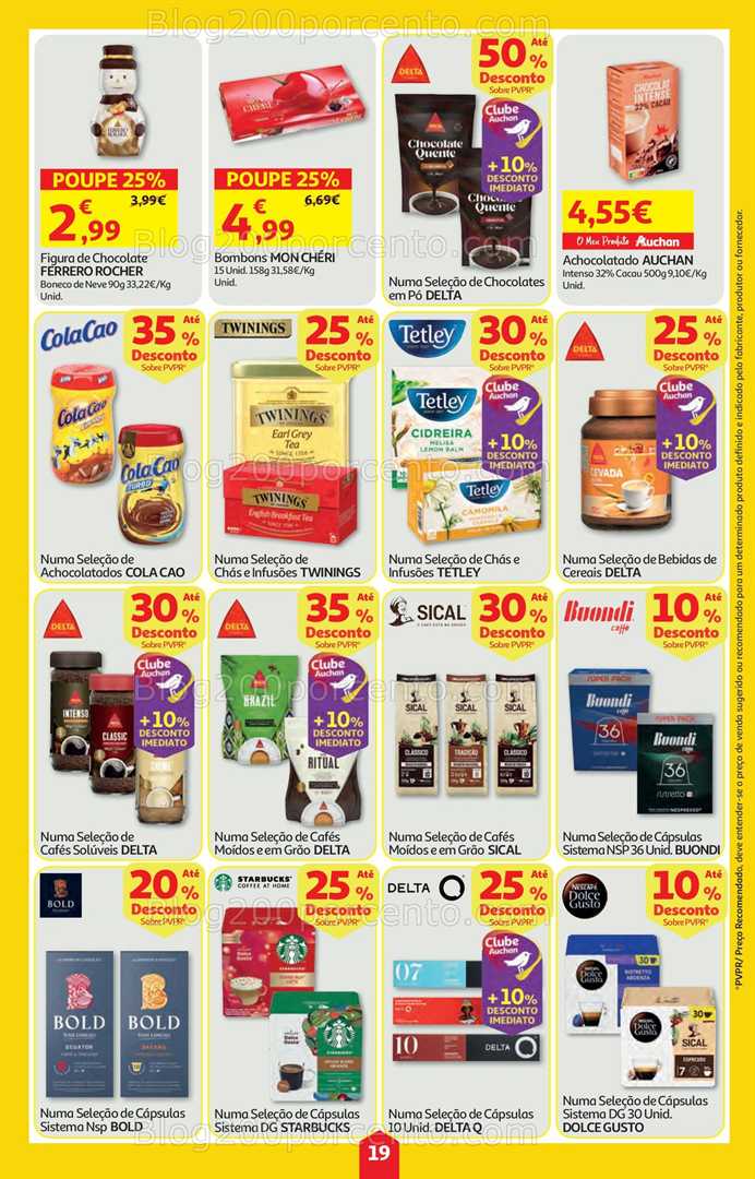 Antevisão Folheto AUCHAN Super Promoções Promoções de 4 a 10 dezembro