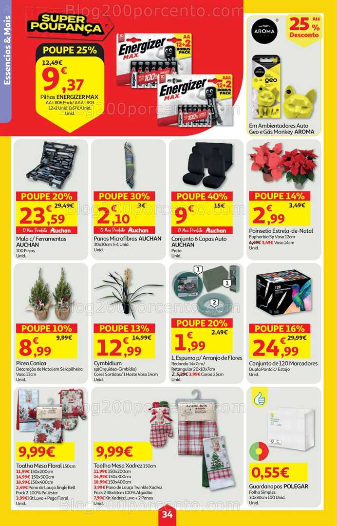 Antevisão Folheto AUCHAN Super Promoções Promoções de 4 a 10 dezembro