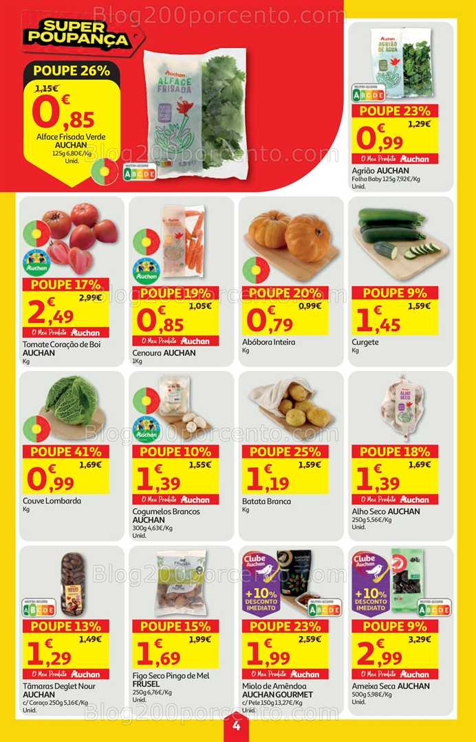 Antevisão Folheto AUCHAN Super Promoções Promoções de 4 a 10 dezembro