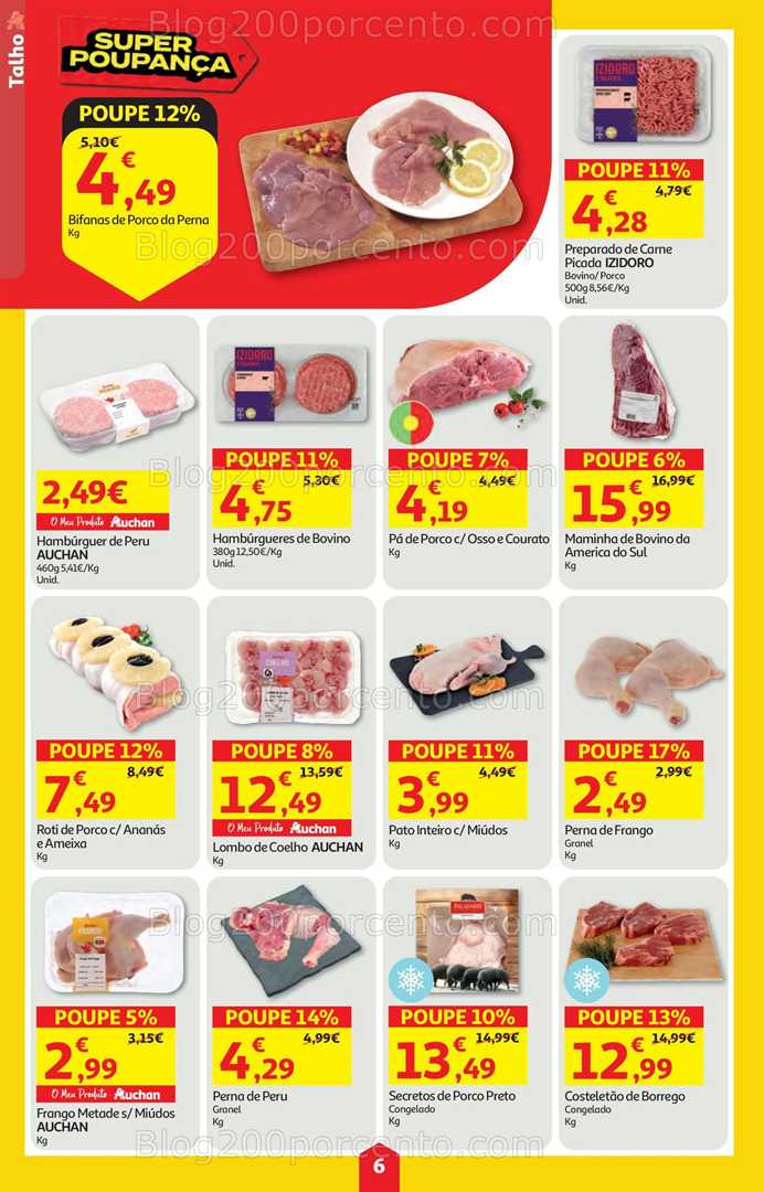 Antevisão Folheto AUCHAN Super Promoções Promoções de 4 a 10 dezembro