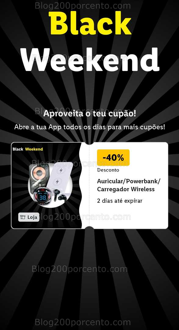 Alerta - Black Friday LIDL Cupões extra todos os dias até 30 novembro