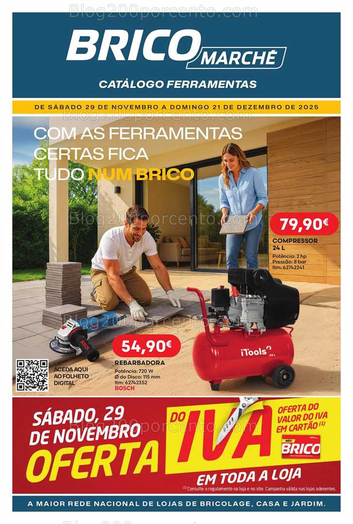 Antevisão Folheto BRICOMARCHÉ Aquecimento Promoções de 29 novembro a 21 dezembro