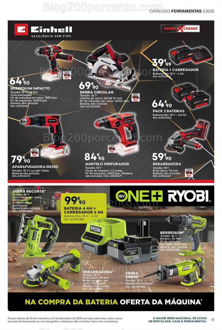 Antevisão Folheto BRICOMARCHÉ Aquecimento Promoções de 29 novembro a 21 dezembro