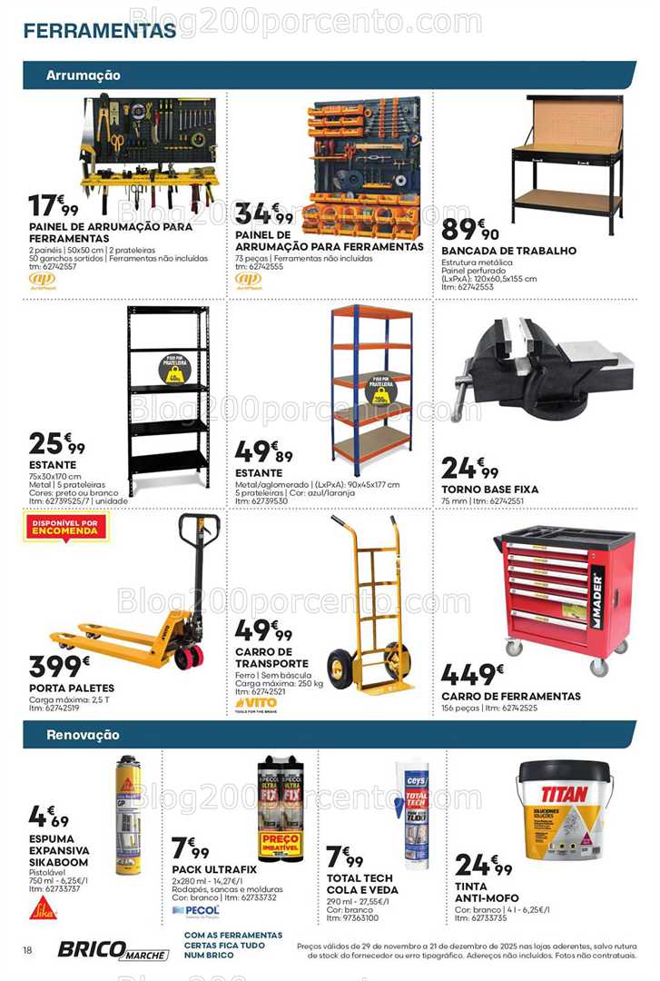 Antevisão Folheto BRICOMARCHÉ Aquecimento Promoções de 29 novembro a 21 dezembro