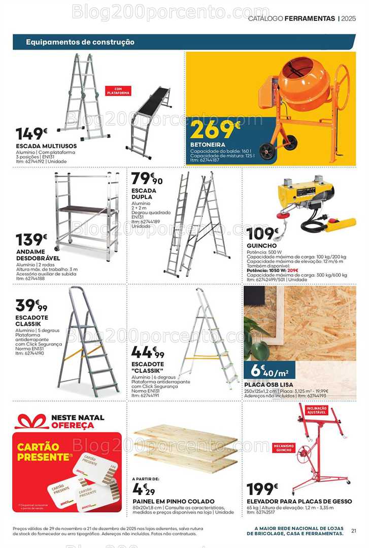 Antevisão Folheto BRICOMARCHÉ Aquecimento Promoções de 29 novembro a 21 dezembro