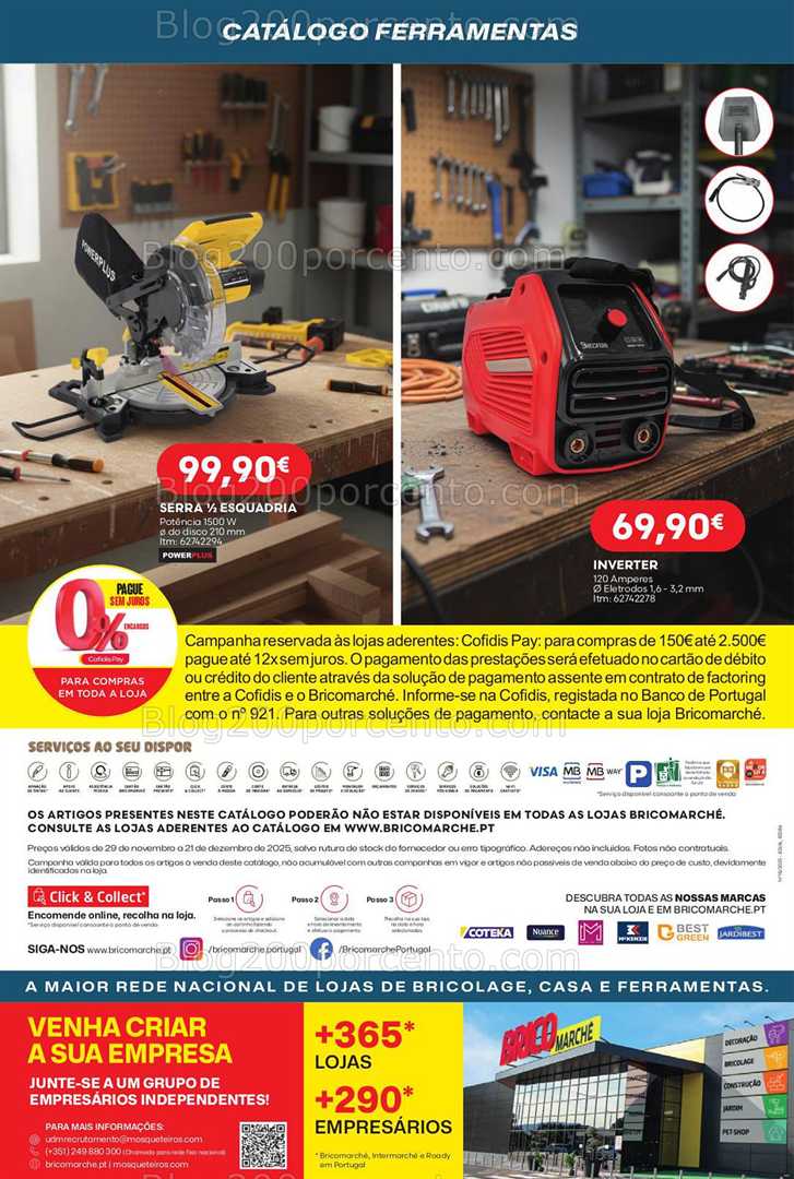 Antevisão Folheto BRICOMARCHÉ Aquecimento Promoções de 29 novembro a 21 dezembro