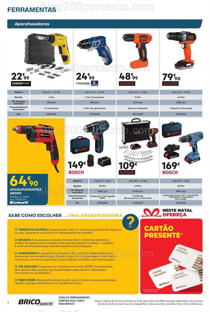 Antevisão Folheto BRICOMARCHÉ Aquecimento Promoções de 29 novembro a 21 dezembro
