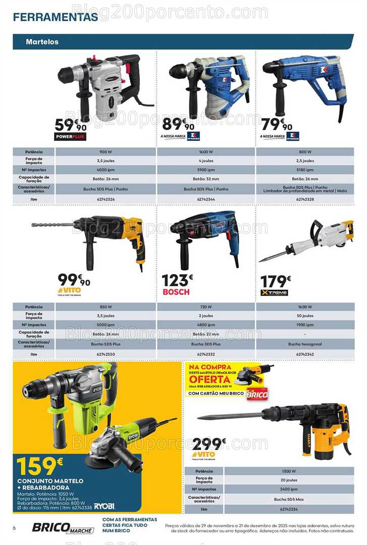 Antevisão Folheto BRICOMARCHÉ Aquecimento Promoções de 29 novembro a 21 dezembro