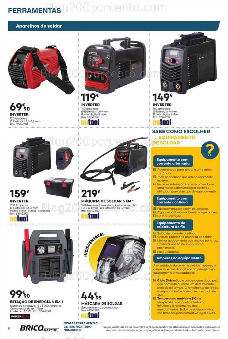 Antevisão Folheto BRICOMARCHÉ Aquecimento Promoções de 29 novembro a 21 dezembro
