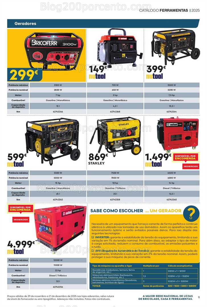Antevisão Folheto BRICOMARCHÉ Aquecimento Promoções de 29 novembro a 21 dezembro